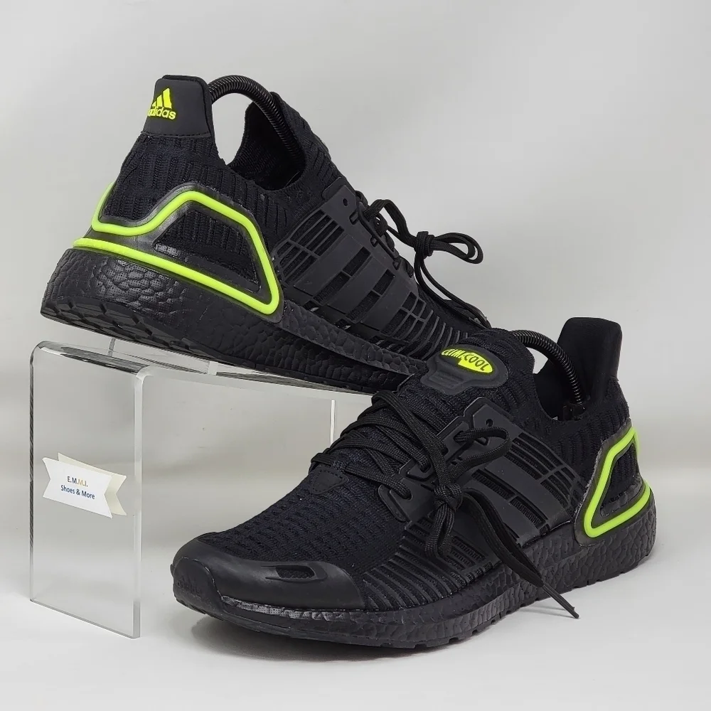 Adidas Ultraboost CC_1 DNA Core Black Green Shoes GX7812 Mens Size 4 New